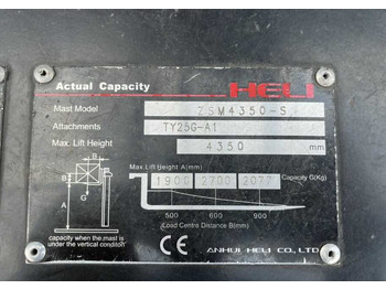 Electric forklift Heli CPD25: picture 5