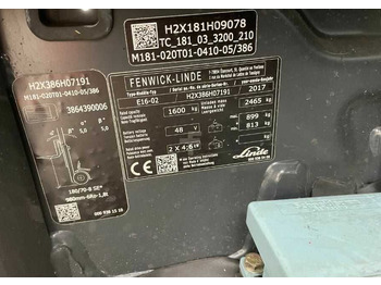 Electric forklift Linde E16-02: picture 4