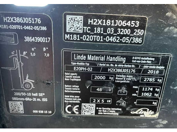 Electric forklift Linde E20PH-02: picture 4