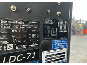 Reach truck Linde R16X-03: picture 4