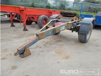 Trailer Single Axle Draw Bar 5th Wheel Dolly: picture 1