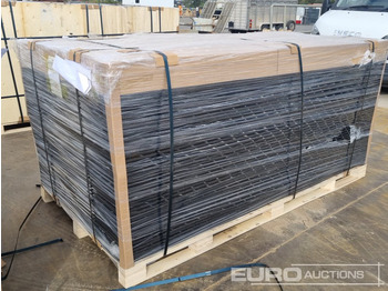Construction equipment Unused 8' x 4' Plastic Ground Protection Mats (52 of), Connectors (104 of): picture 2