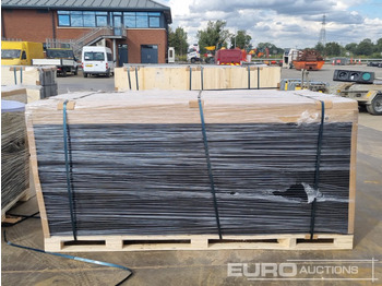 Construction equipment Unused 8' x 4' Plastic Ground Protection Mats (52 of), Connectors (104 of): picture 3