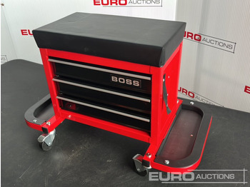 Garage equipment Unused Boss Wheeled Stool Tool Box, 3 Drawers, Magnetic Trays: picture 3 Garage equipment Unused Boss Wheeled Stool Tool Box, 3 Drawers, Magnetic Trays: picture 3