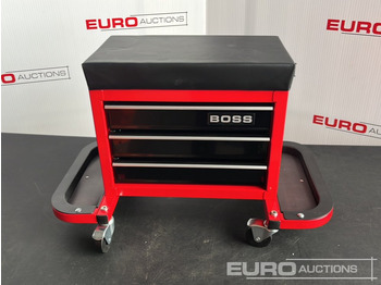 Garage equipment Unused Boss Wheeled Stool Tool Box, 3 Drawers, Magnetic Trays: picture 2 Garage equipment Unused Boss Wheeled Stool Tool Box, 3 Drawers, Magnetic Trays: picture 2