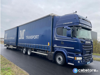 Curtain side truck SCANIA R 450