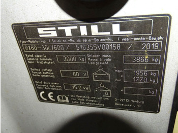 Electric forklift STILL RX60-30L/600: picture 5