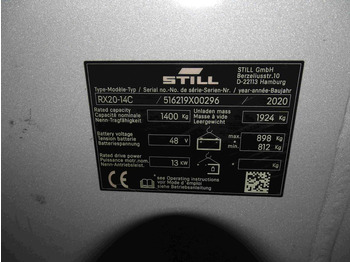 Electric forklift Still RX20-14C/LIION: picture 5 Electric forklift Still RX20-14C/LIION: picture 5