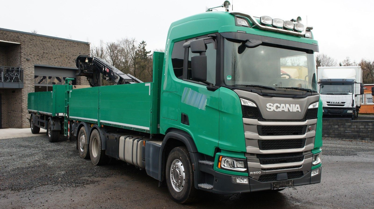 Scania R500 6x2 Baustoffzug Kran HIAB 177 K-2 Pro - Dropside/ Flatbed truck, Crane truck: picture 3 Scania R500 6x2 Baustoffzug Kran HIAB 177 K-2 Pro - Dropside/ Flatbed truck, Crane truck: picture 3