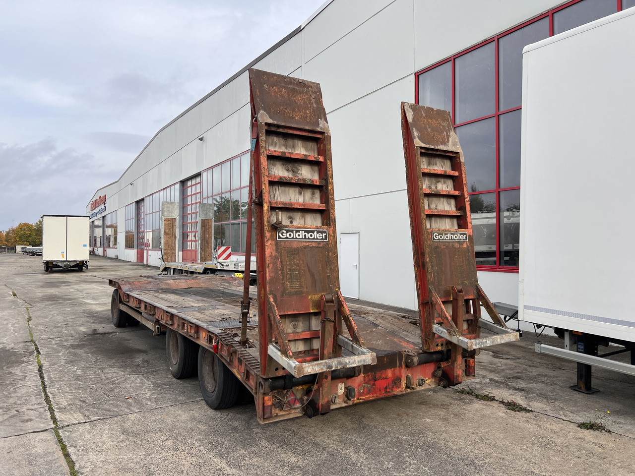 Goldhofer TU 3-24/80 3 Achs Tiefladeranhänger - Low loader trailer: picture 5 Goldhofer TU 3-24/80 3 Achs Tiefladeranhänger - Low loader trailer: picture 5