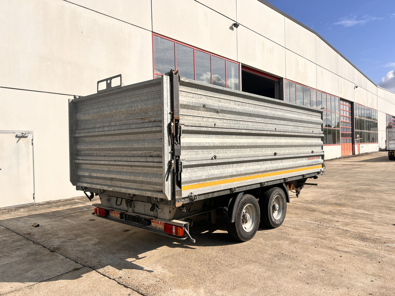 Möslein TDS 13 Schwebheim 13 t Tandemkipper- Tieflader, Aufsatzbordwände - Tipper trailer: picture 2 Möslein TDS 13 Schwebheim 13 t Tandemkipper- Tieflader, Aufsatzbordwände - Tipper trailer: picture 2