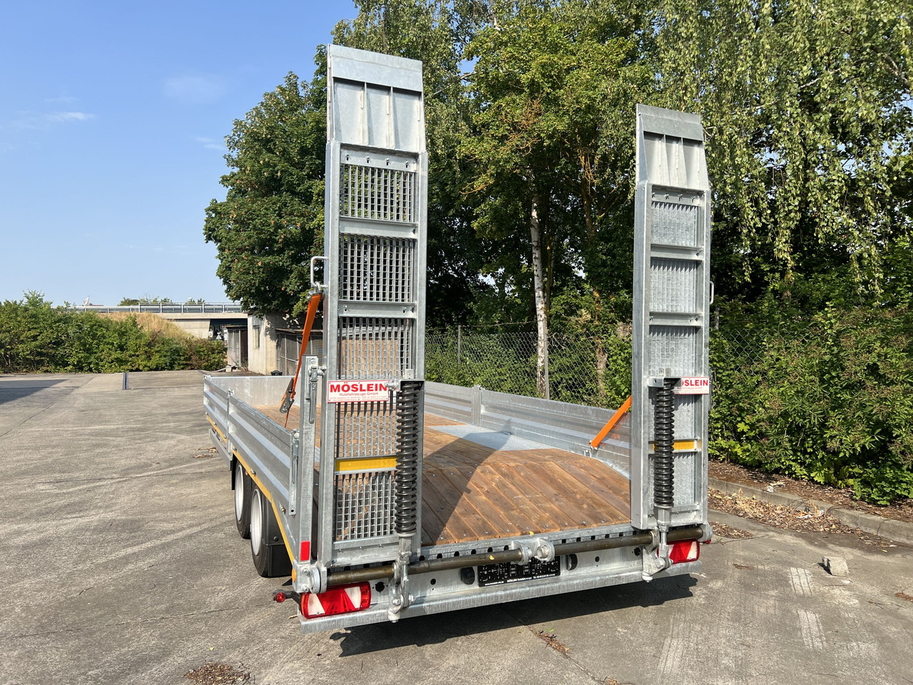 New Low loader trailer for transportation of heavy machinery Möslein TT 14  14,4 t Tandemtieflader, 7,20 m langNeufahrzeug: picture 6