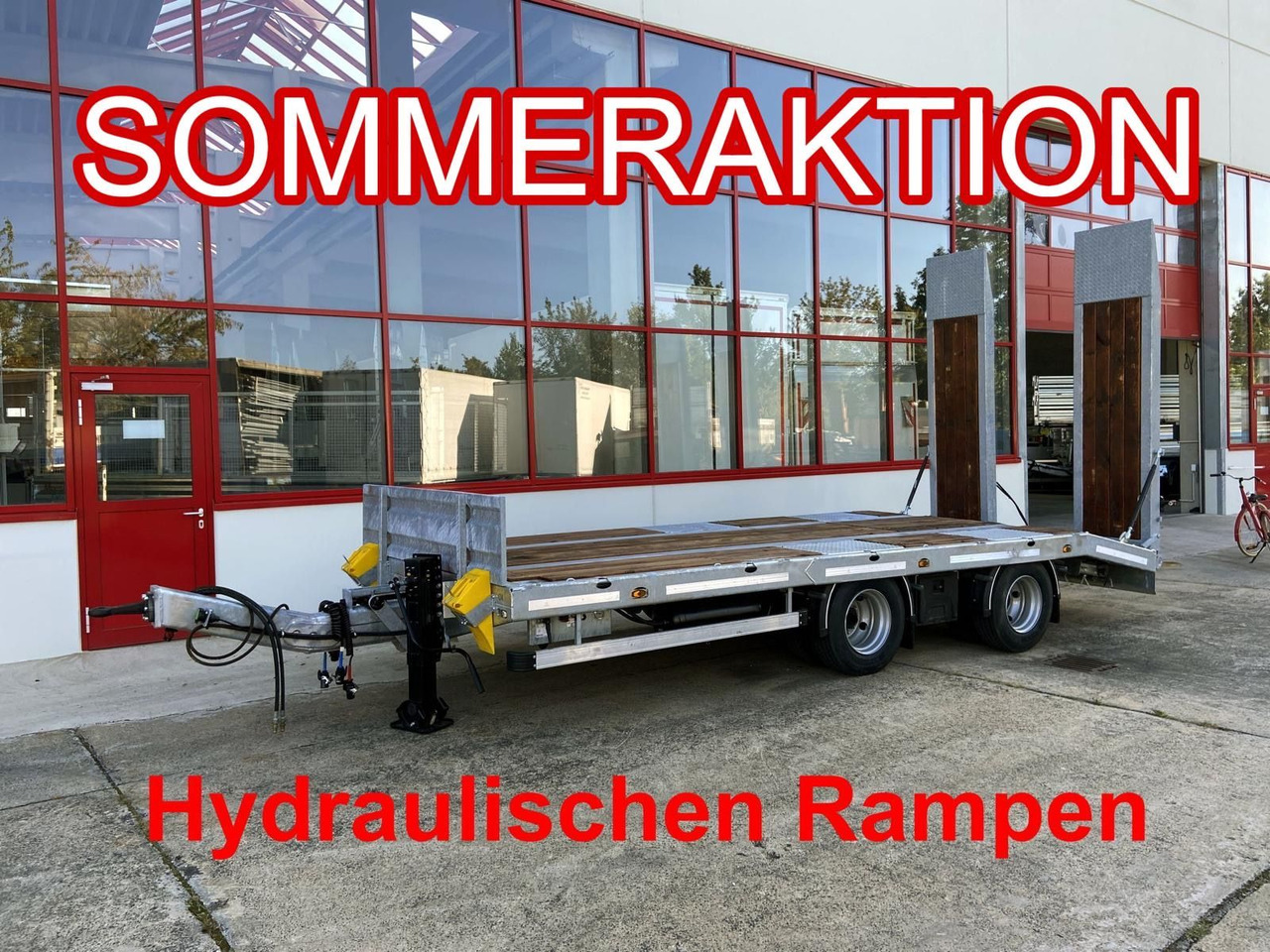 Möslein TT21-7,2 Hydr  21 t Tandemtieflader, hydr. Rampen, NEU - Low loader trailer: picture 1 Möslein TT21-7,2 Hydr  21 t Tandemtieflader, hydr. Rampen, NEU - Low loader trailer: picture 1