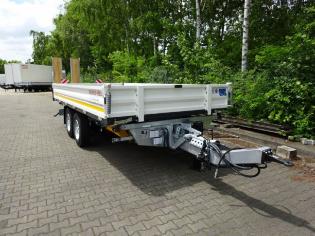 New Tipper trailer Möslein TTD 11 Weiß  neuer Tandem 3- Seitenkipper Tieflader-- Neufahrzeug --: picture 11