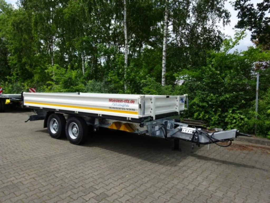 New Tipper trailer Möslein TTD 11 Weiß  neuer Tandem 3- Seitenkipper Tieflader-- Neufahrzeug --: picture 10