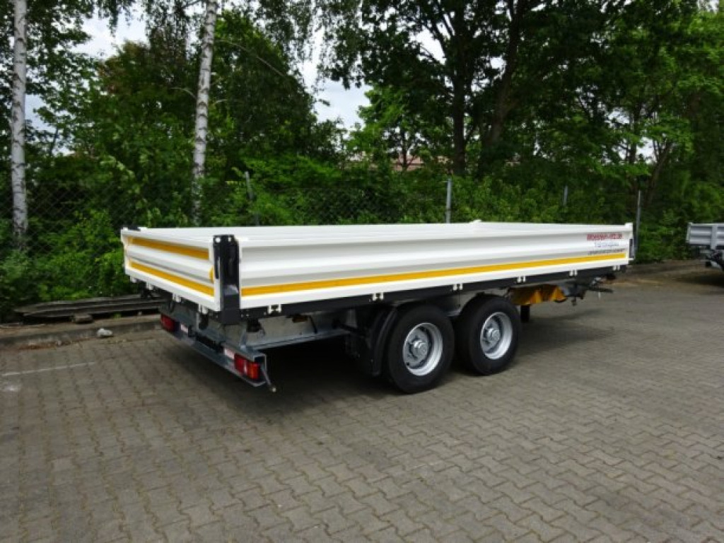 New Tipper trailer Möslein TTD 11 Weiß  neuer Tandem 3- Seitenkipper Tieflader-- Neufahrzeug --: picture 13