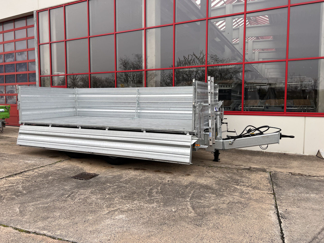 New Tipper trailer Möslein TTD 19 AB  19 t Tandem 3 Seiten Kipper TiefladerAufsatzbordwänden-- Neufahrzeug --: picture 8