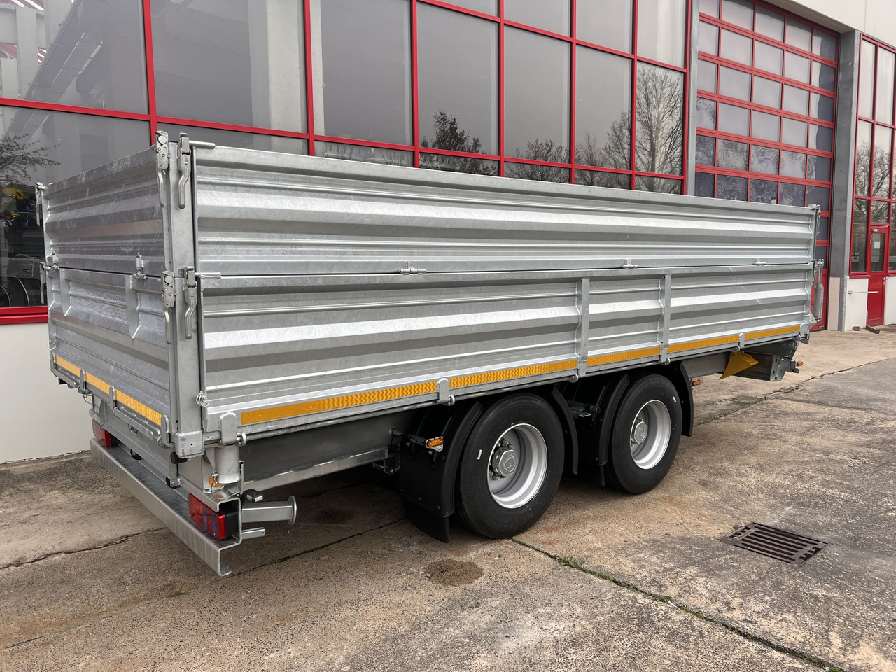 New Tipper trailer Möslein TTD 19 AB  19 t Tandem 3 Seiten Kipper TiefladerAufsatzbordwänden-- Neufahrzeug --: picture 11