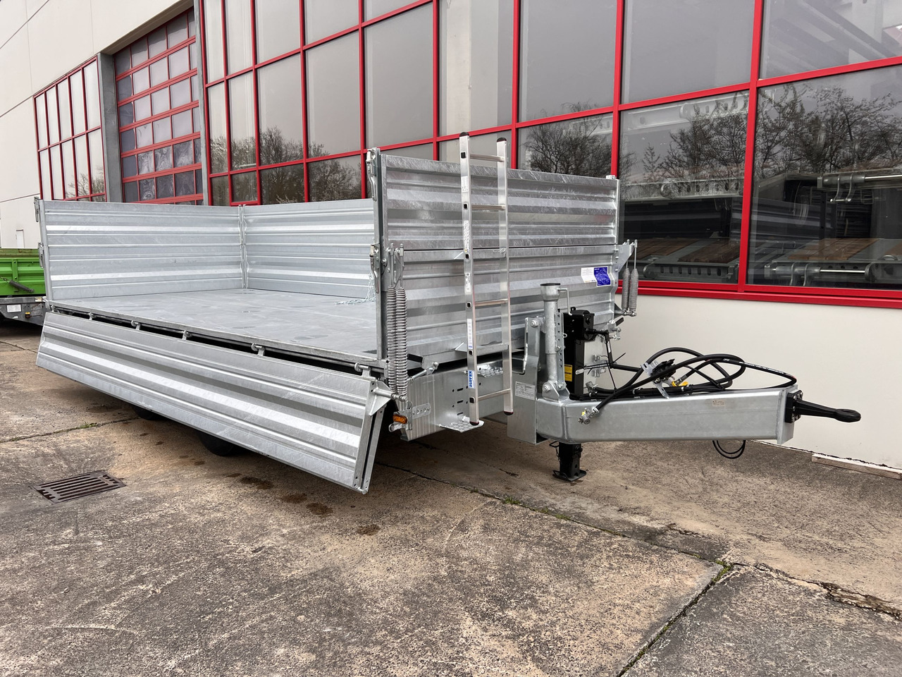 New Tipper trailer Möslein TTD 19 AB  19 t Tandem 3 Seiten Kipper TiefladerAufsatzbordwänden-- Neufahrzeug --: picture 9