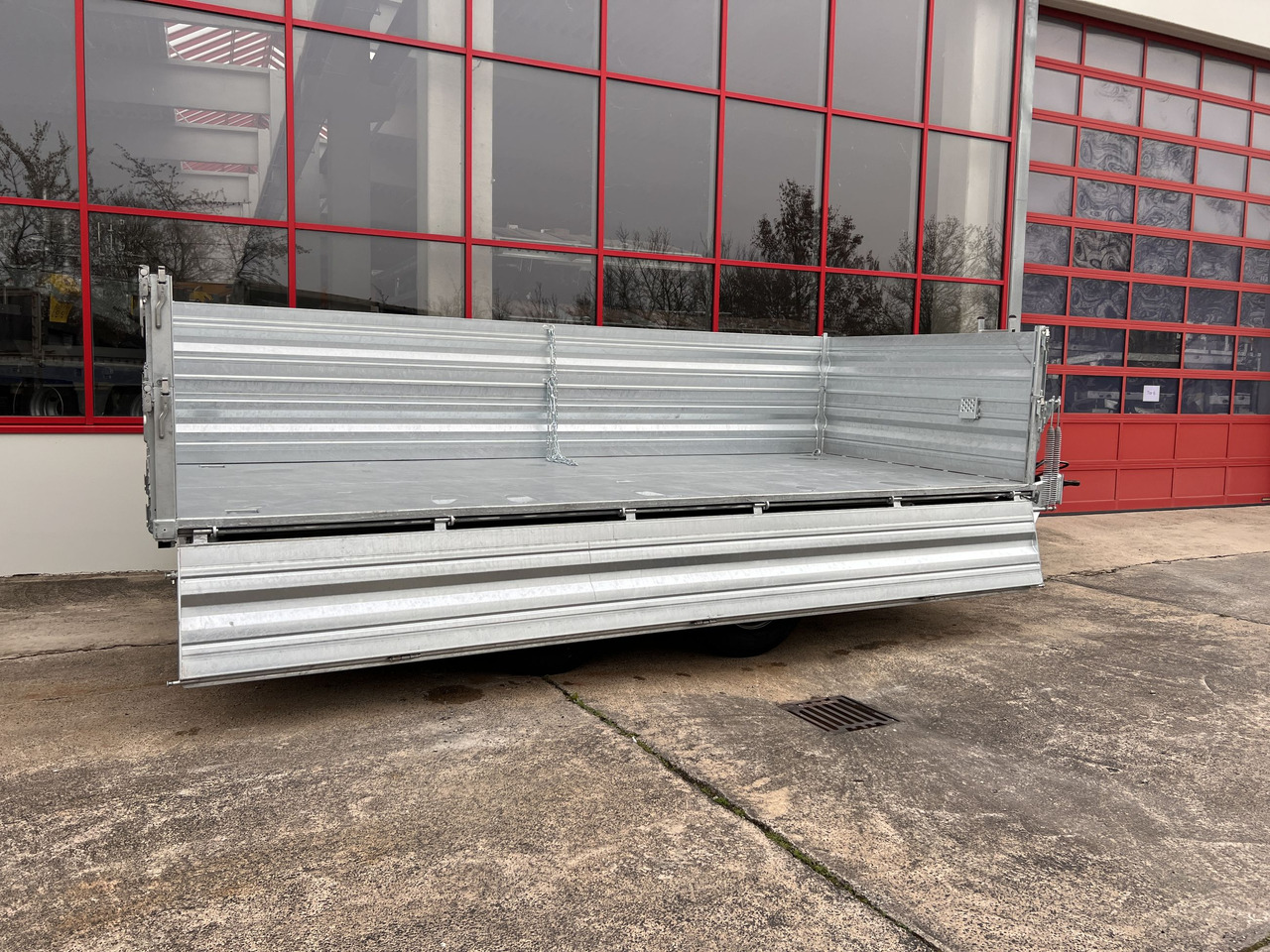 New Tipper trailer Möslein TTD 19 AB  19 t Tandem 3 Seiten Kipper TiefladerAufsatzbordwänden-- Neufahrzeug --: picture 6