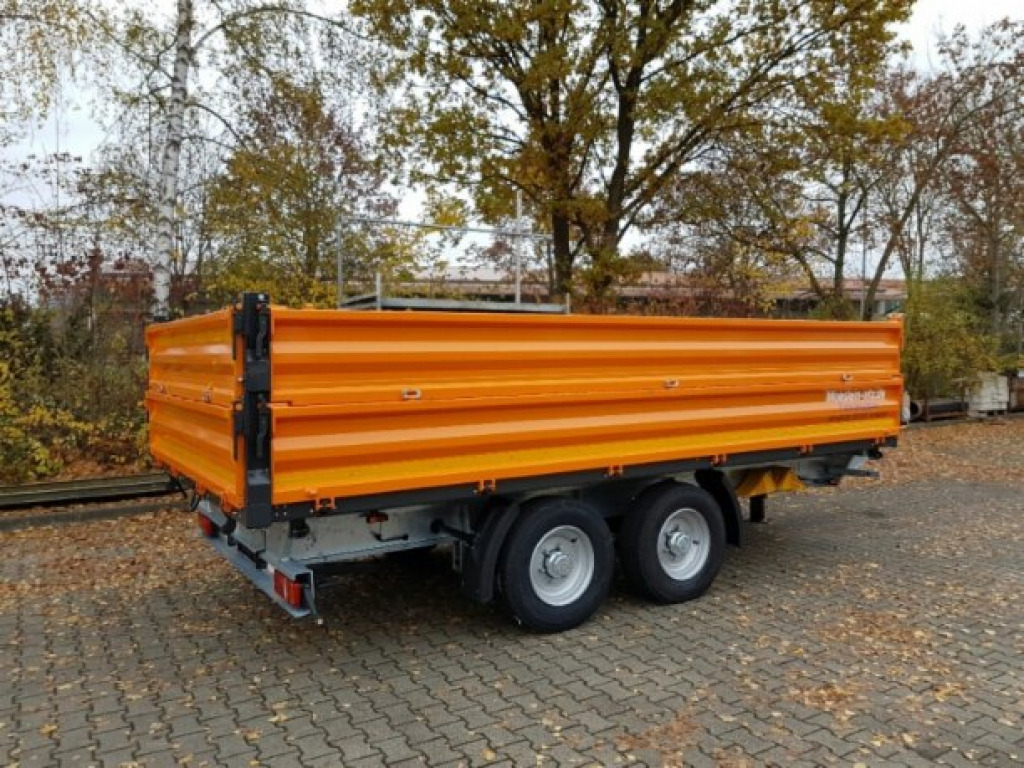 Möslein TTD13- BA Orange 13 t Tandem Kipper Tiefladermit Bordwand- Aufsatz-- Neufahrzeug -- - Tipper trailer: picture 3 Möslein TTD13- BA Orange 13 t Tandem Kipper Tiefladermit Bordwand- Aufsatz-- Neufahrzeug -- - Tipper trailer: picture 3
