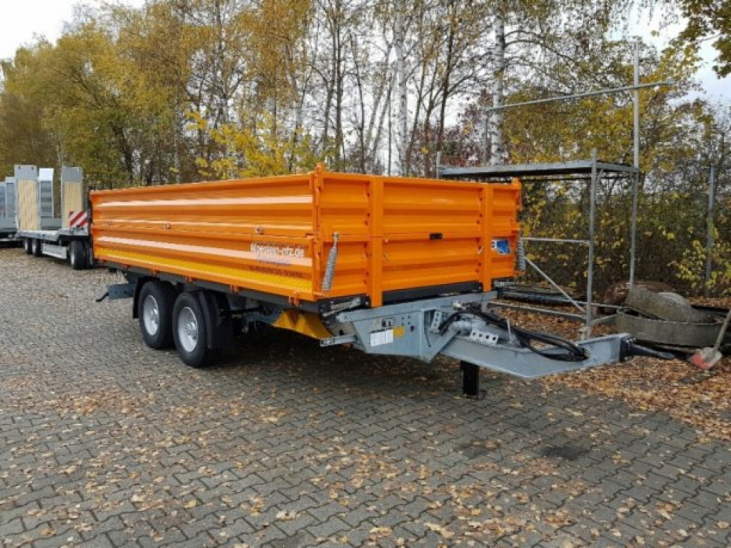 Möslein TTD13- BA Orange 13 t Tandem Kipper Tiefladermit Bordwand- Aufsatz-- Neufahrzeug -- - Tipper trailer: picture 5 Möslein TTD13- BA Orange 13 t Tandem Kipper Tiefladermit Bordwand- Aufsatz-- Neufahrzeug -- - Tipper trailer: picture 5