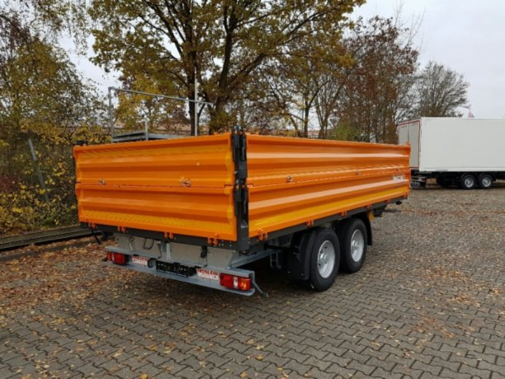 Möslein TTD13- BA Orange 13 t Tandem Kipper Tiefladermit Bordwand- Aufsatz-- Neufahrzeug -- - Tipper trailer: picture 4 Möslein TTD13- BA Orange 13 t Tandem Kipper Tiefladermit Bordwand- Aufsatz-- Neufahrzeug -- - Tipper trailer: picture 4