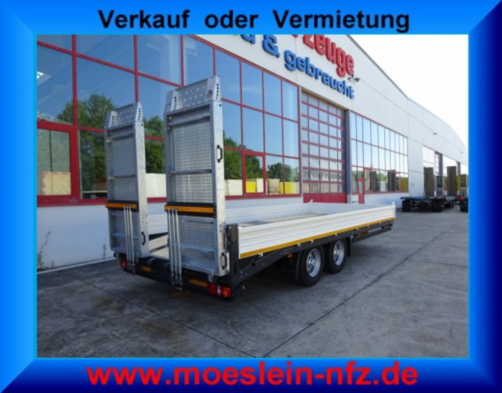 Möslein TTT 11-6,2 BR Weiß Tandemtieflader mit breiten RampenNeufahrzeug - Low loader trailer: picture 1 Möslein TTT 11-6,2 BR Weiß Tandemtieflader mit breiten RampenNeufahrzeug - Low loader trailer: picture 1