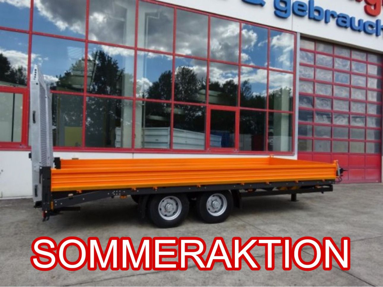 Möslein TTT-11 6,20 Orange  Neuer Tandemtieflader - Low loader trailer: picture 1 Möslein TTT-11 6,20 Orange  Neuer Tandemtieflader - Low loader trailer: picture 1
