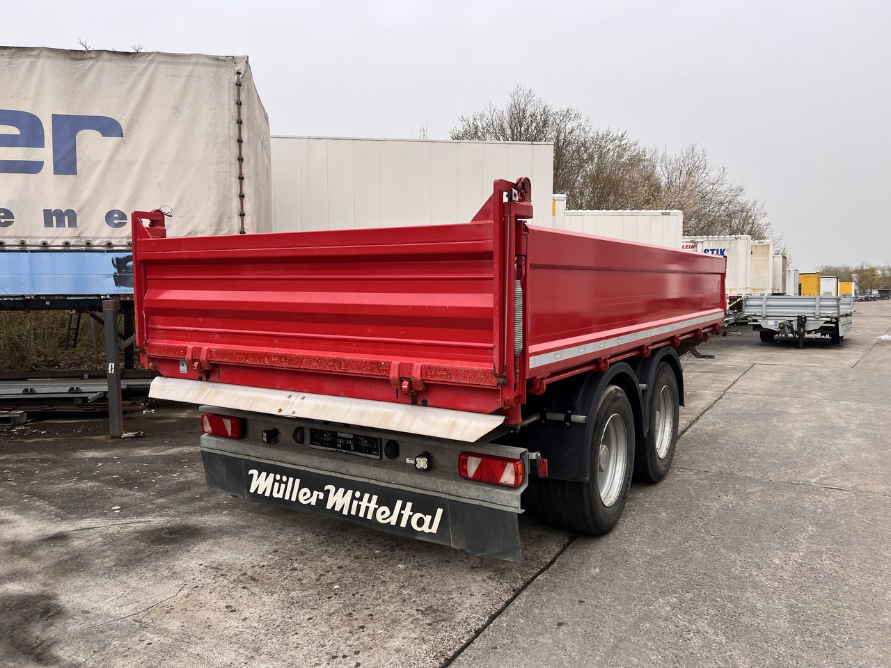 Müller Mitteltal TA-2 18 t Tandemkipper- Tieflader - Tipper trailer: picture 2 Müller Mitteltal TA-2 18 t Tandemkipper- Tieflader - Tipper trailer: picture 2