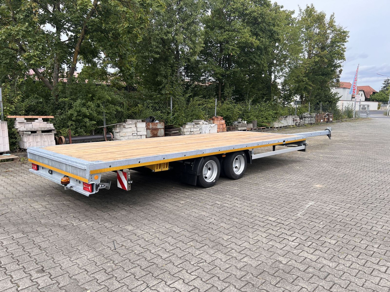 Möslein 11,9 t Tandemanhänger- Tieflader, ausziehbarLuf - Semi-trailer: picture 3 Möslein 11,9 t Tandemanhänger- Tieflader, ausziehbarLuf - Semi-trailer: picture 3