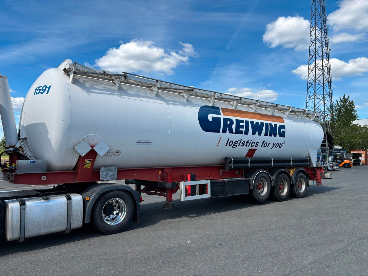 Feldbinder KIP 60.3 ADR E-Hydraulik - Silo semi-trailer: picture 1 Feldbinder KIP 60.3 ADR E-Hydraulik - Silo semi-trailer: picture 1