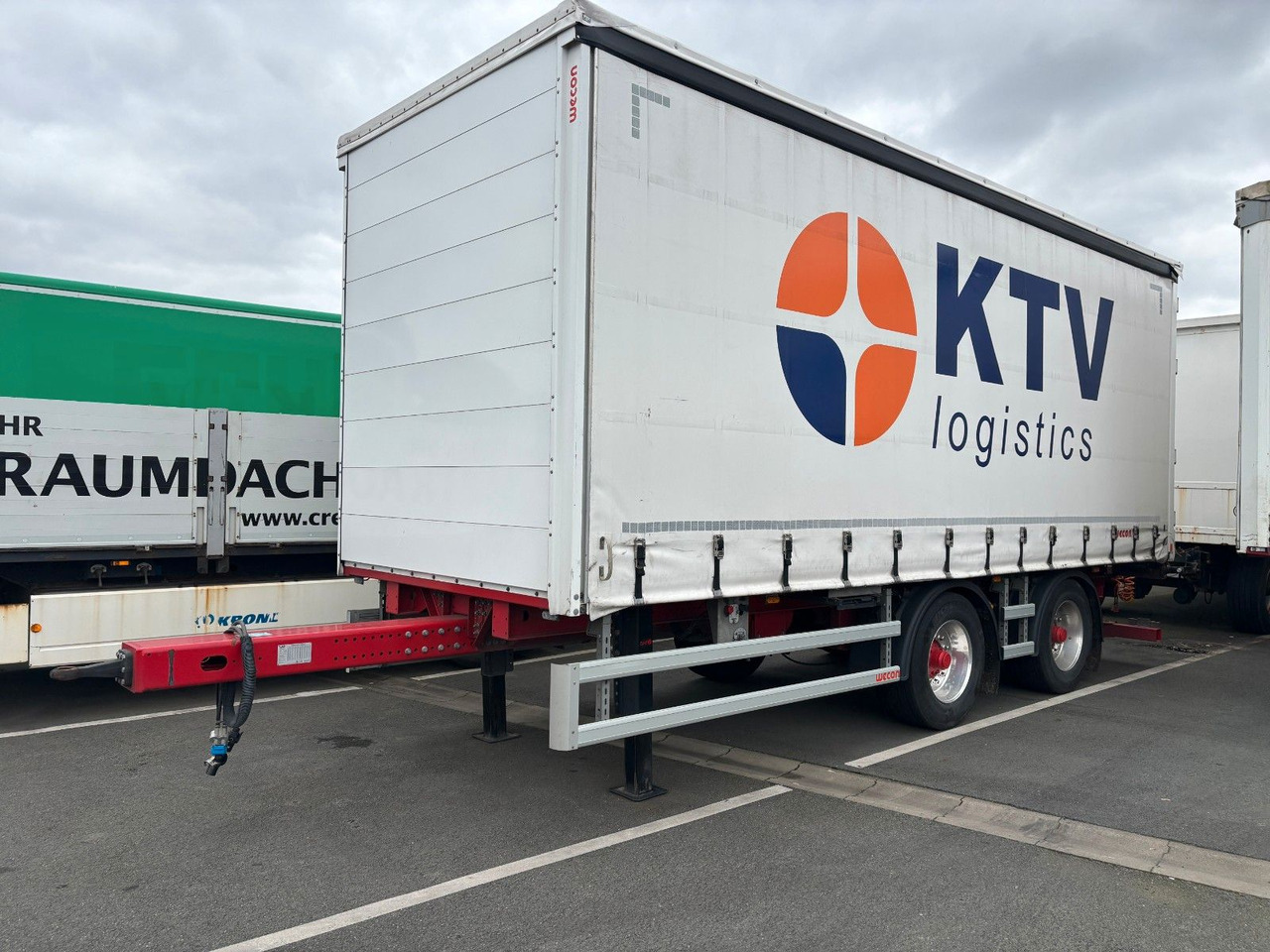 Wecon Tandem Anhänger Plane APZ 218 - Curtain side truck: picture 2 Wecon Tandem Anhänger Plane APZ 218 - Curtain side truck: picture 2