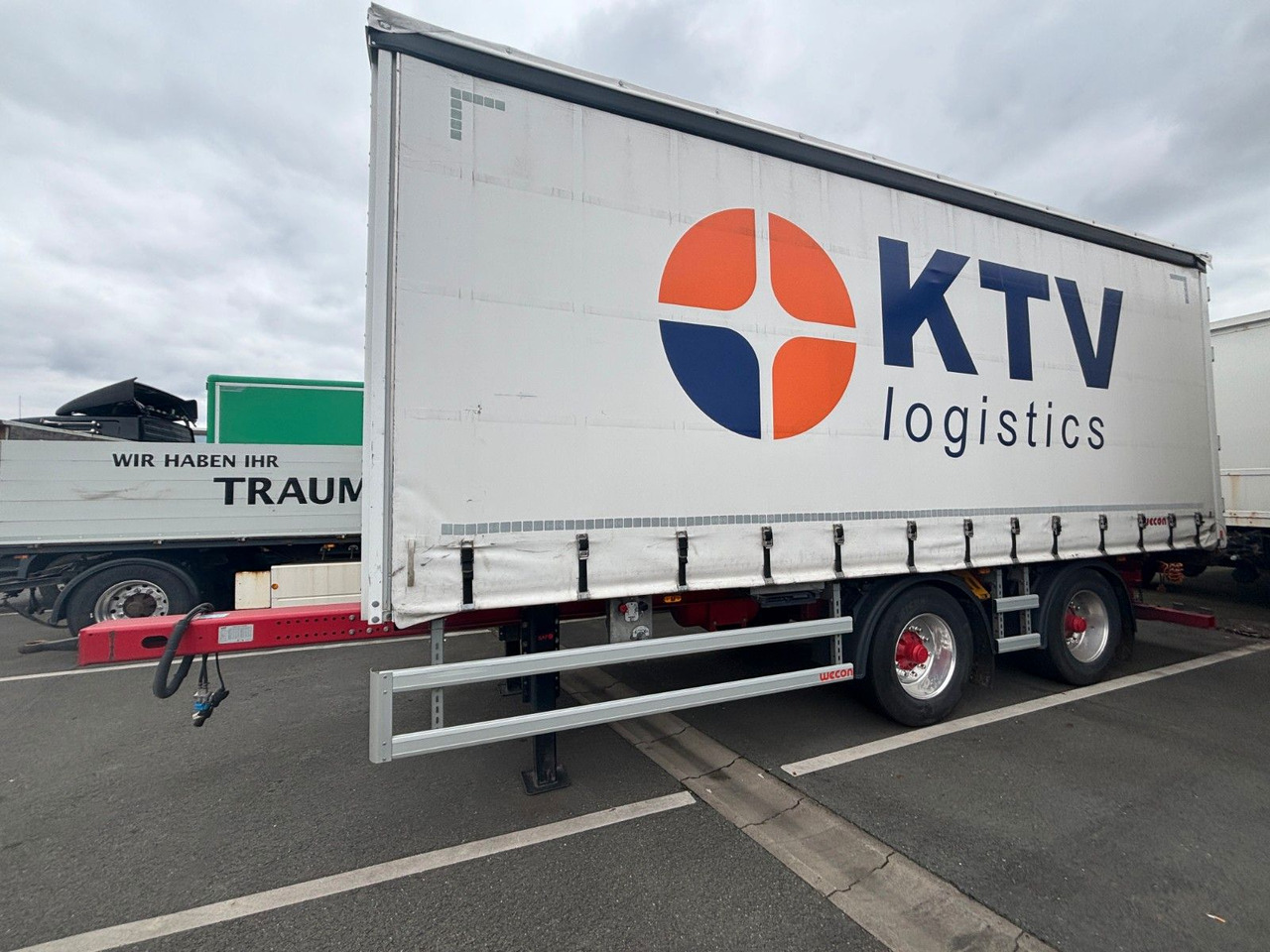 Wecon Tandem Anhänger Plane APZ 218 - Curtainsider trailer: picture 1 Wecon Tandem Anhänger Plane APZ 218 - Curtainsider trailer: picture 1