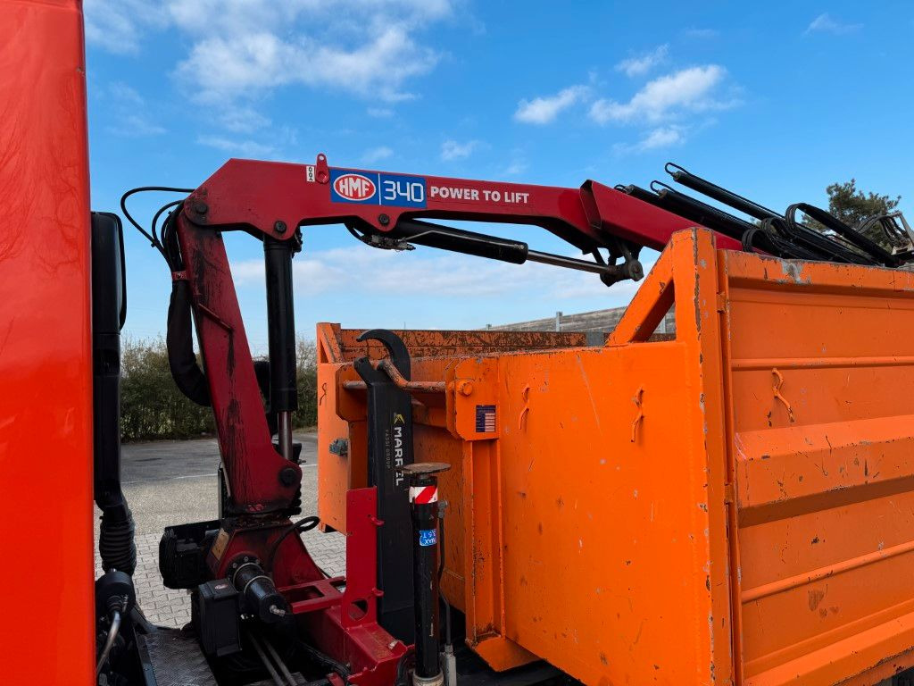 Hook lift truck, Crane truck DAF FA LF 180 8t / Abrollkipper, Ladekran   Containe: picture 22