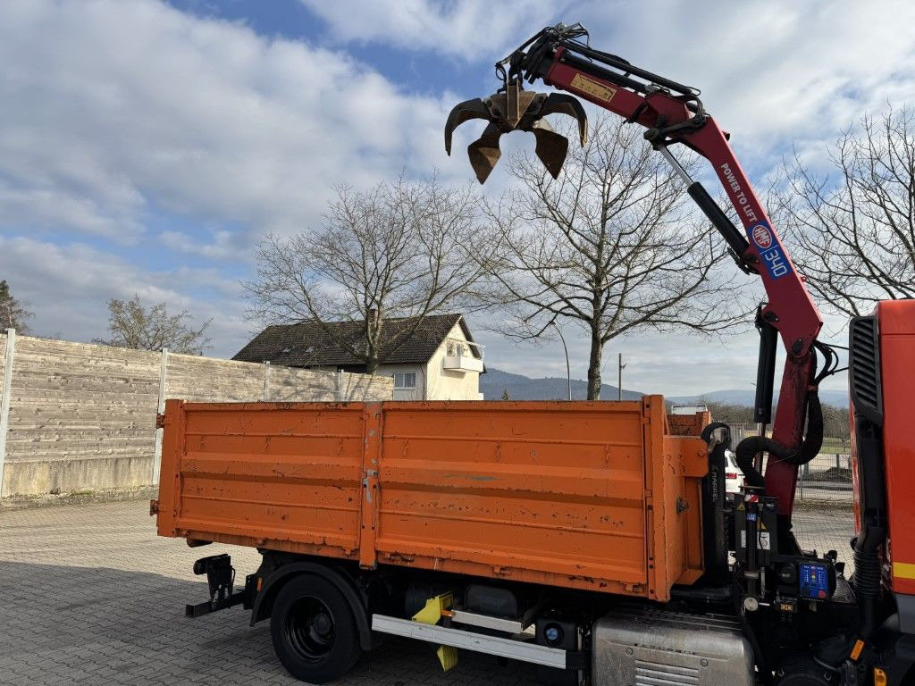 Hook lift truck, Crane truck DAF FA LF 180 8t / Abrollkipper, Ladekran   Containe: picture 13