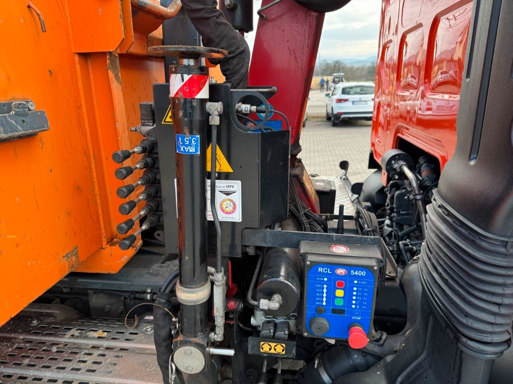 Hook lift truck, Crane truck DAF FA LF 180 8t / Abrollkipper, Ladekran   Containe: picture 23