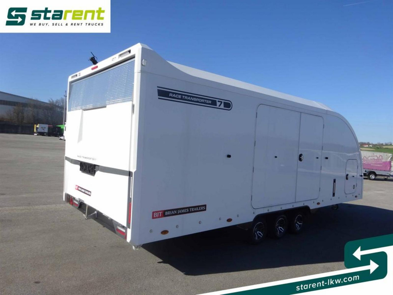 New Autotransporter trailer Brian James Trailers Race Transporter 7 Seilwinde elektrische Klappe: picture 5