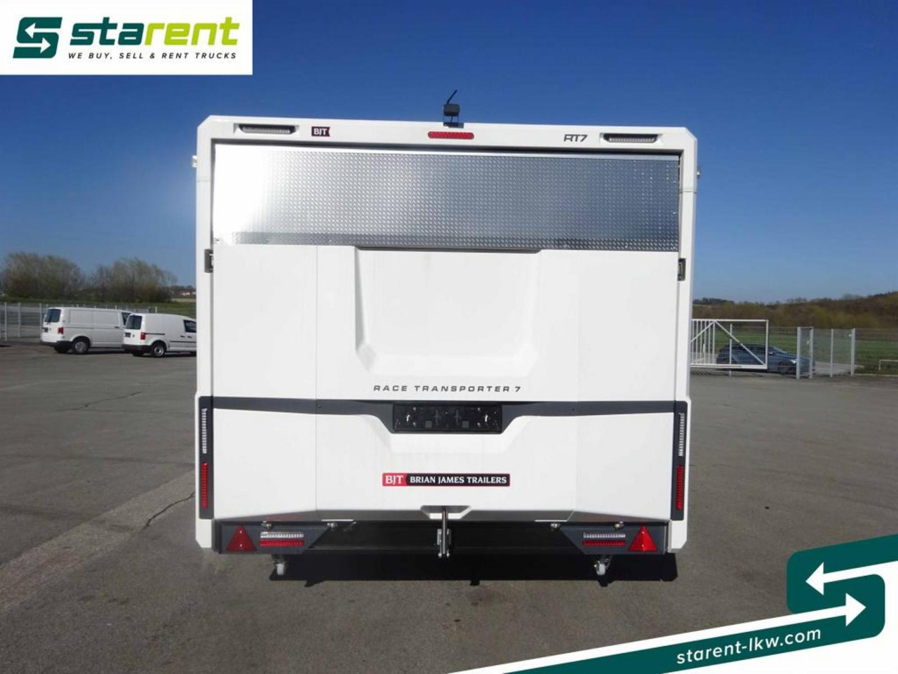 New Autotransporter trailer Brian James Trailers Race Transporter 7 Seilwinde elektrische Klappe: picture 6