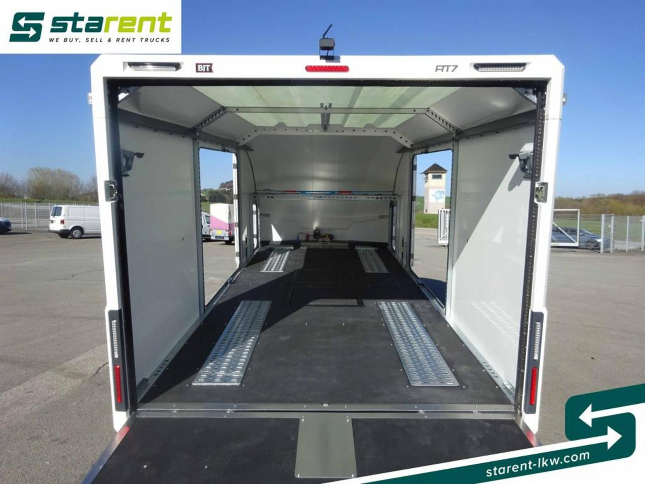 New Autotransporter trailer Brian James Trailers Race Transporter 7 Seilwinde elektrische Klappe: picture 17