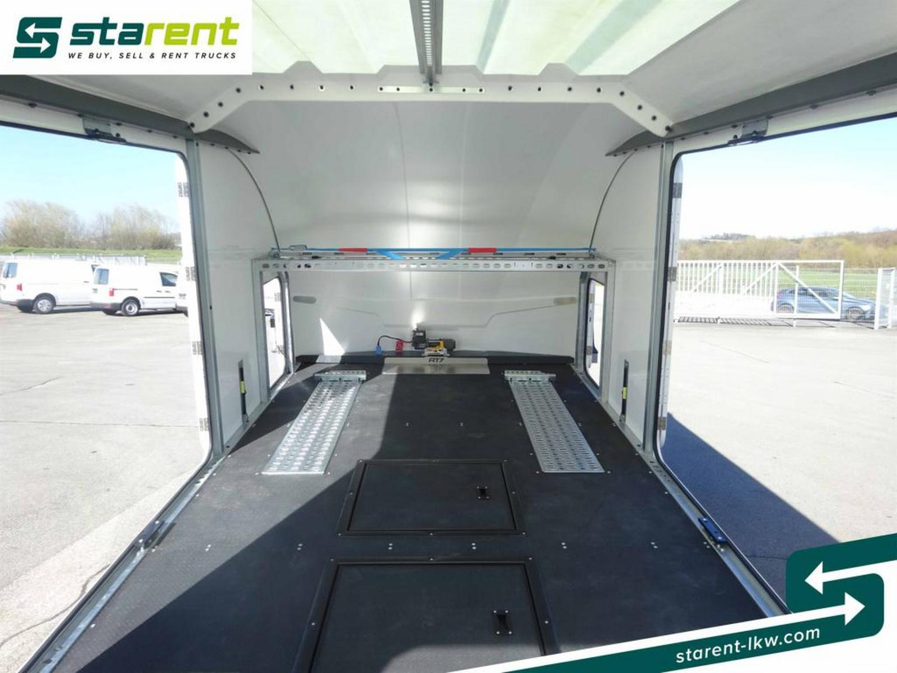 New Autotransporter trailer Brian James Trailers Race Transporter 7 Seilwinde elektrische Klappe: picture 18