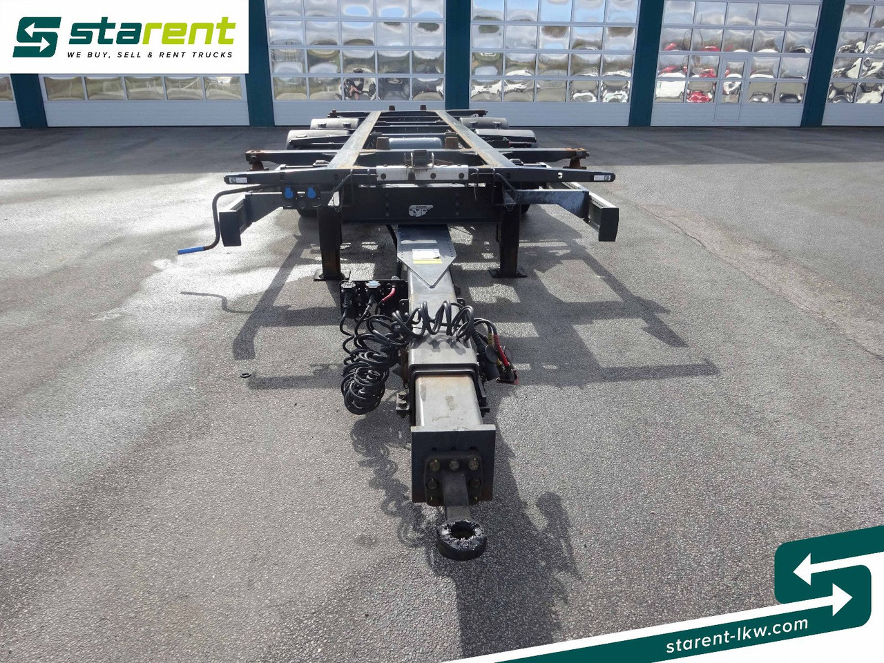 Krone Jumbotandemlafette, BDF Wechselrahmen - Container transporter/ Swap body trailer: picture 2 Krone Jumbotandemlafette, BDF Wechselrahmen - Container transporter/ Swap body trailer: picture 2