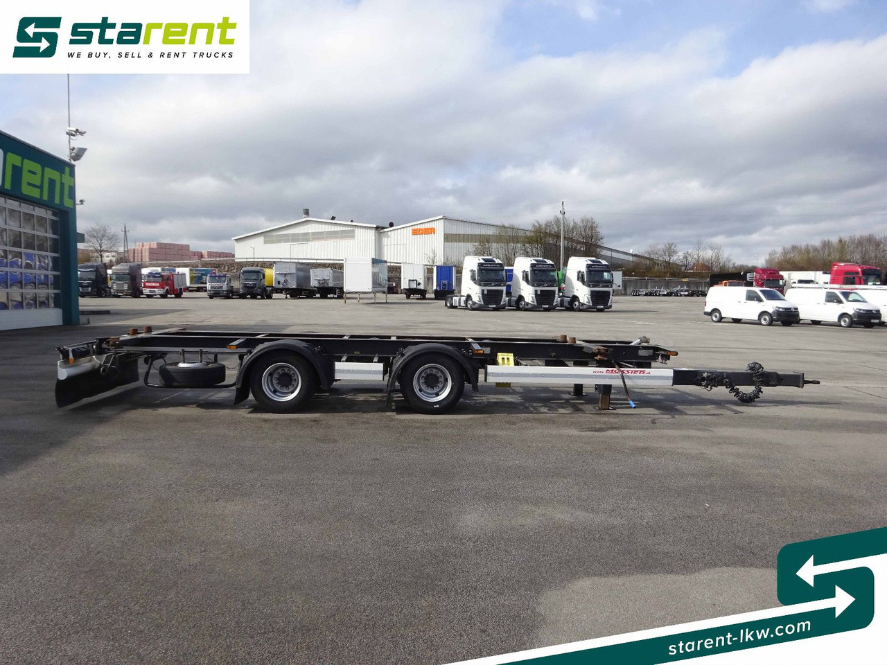 Krone Jumbotandemlafette, BDF Wechselrahmen - Container transporter/ Swap body trailer: picture 4 Krone Jumbotandemlafette, BDF Wechselrahmen - Container transporter/ Swap body trailer: picture 4
