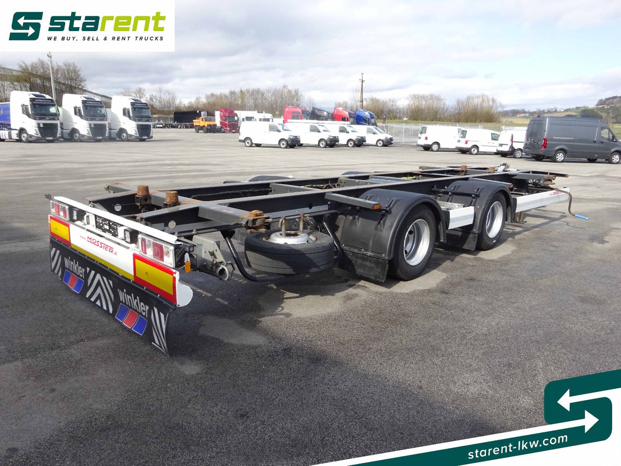Krone Jumbotandemlafette, BDF Wechselrahmen - Container transporter/ Swap body trailer: picture 5 Krone Jumbotandemlafette, BDF Wechselrahmen - Container transporter/ Swap body trailer: picture 5