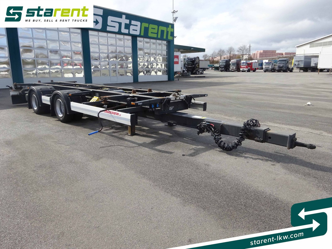 Krone Jumbotandemlafette, BDF Wechselrahmen - Container transporter/ Swap body trailer: picture 3 Krone Jumbotandemlafette, BDF Wechselrahmen - Container transporter/ Swap body trailer: picture 3