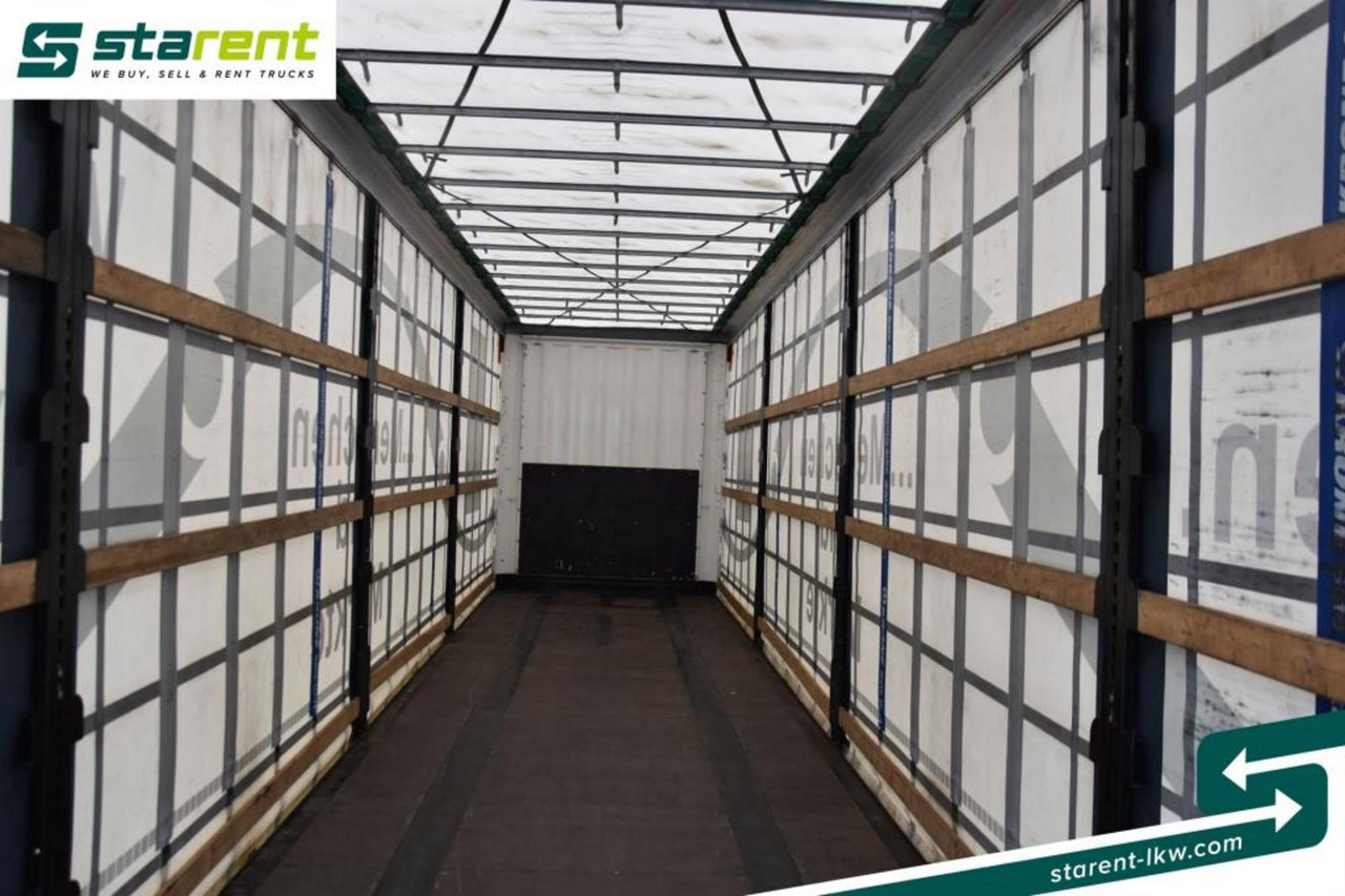Curtainsider semi-trailer Krone Megatrailer Hubdach Lift-A Palettenanschlagleisten: picture 12
