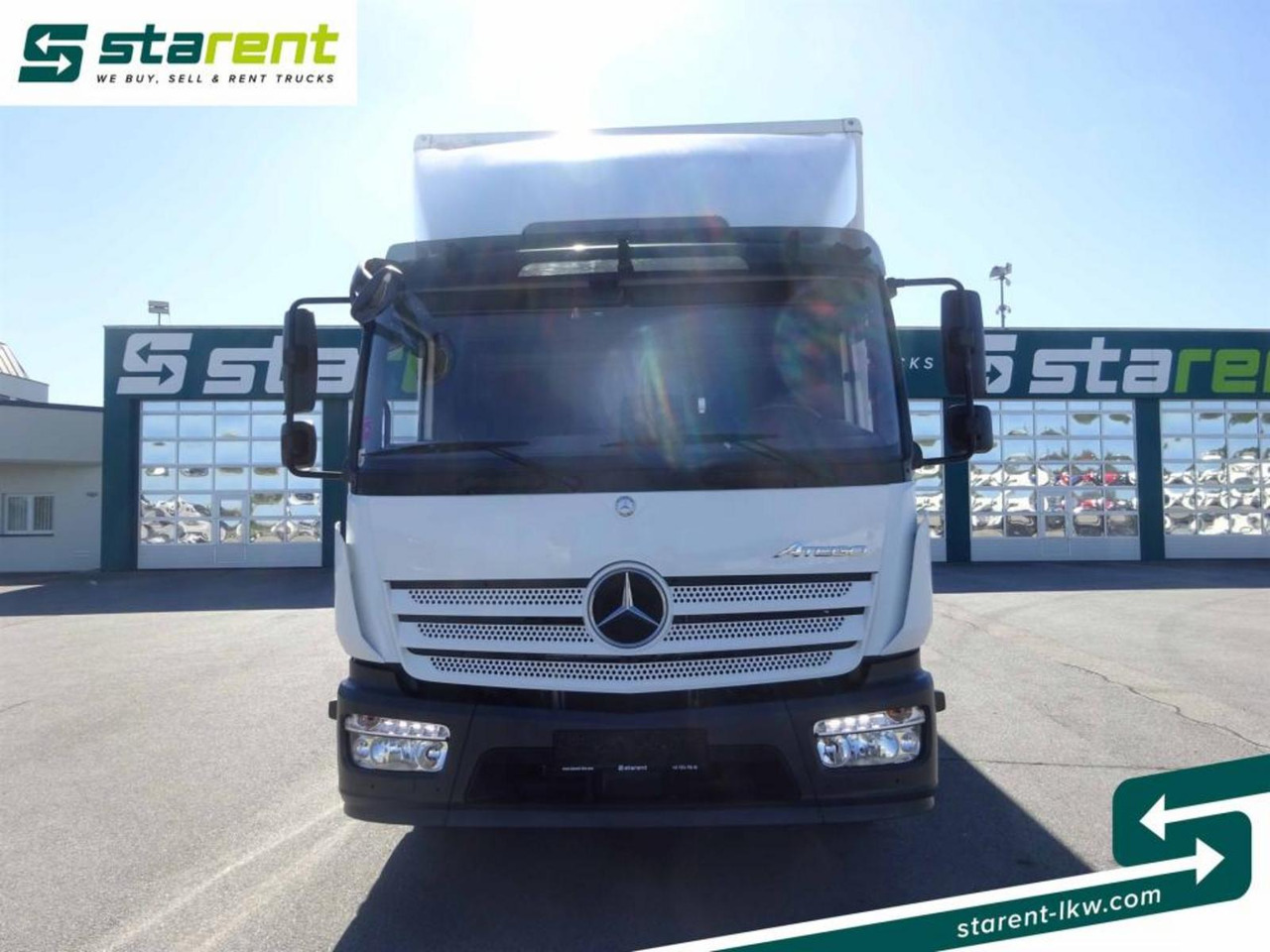 Mercedes Benz Atego 1227 Koffer Ladebordwand 1500 Kg Seitentür - Box truck: picture 2 Mercedes Benz Atego 1227 Koffer Ladebordwand 1500 Kg Seitentür - Box truck: picture 2