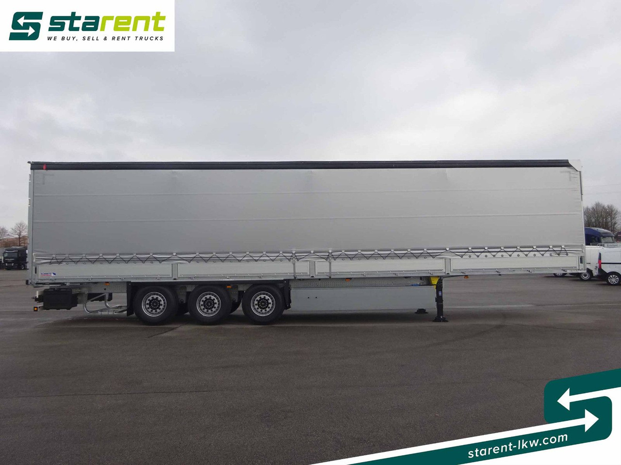 Schmitz Cargobull Tautliner, Bordwand 60cm, Hubdach, Liftachse - Curtainsider semi-trailer: picture 4 Schmitz Cargobull Tautliner, Bordwand 60cm, Hubdach, Liftachse - Curtainsider semi-trailer: picture 4