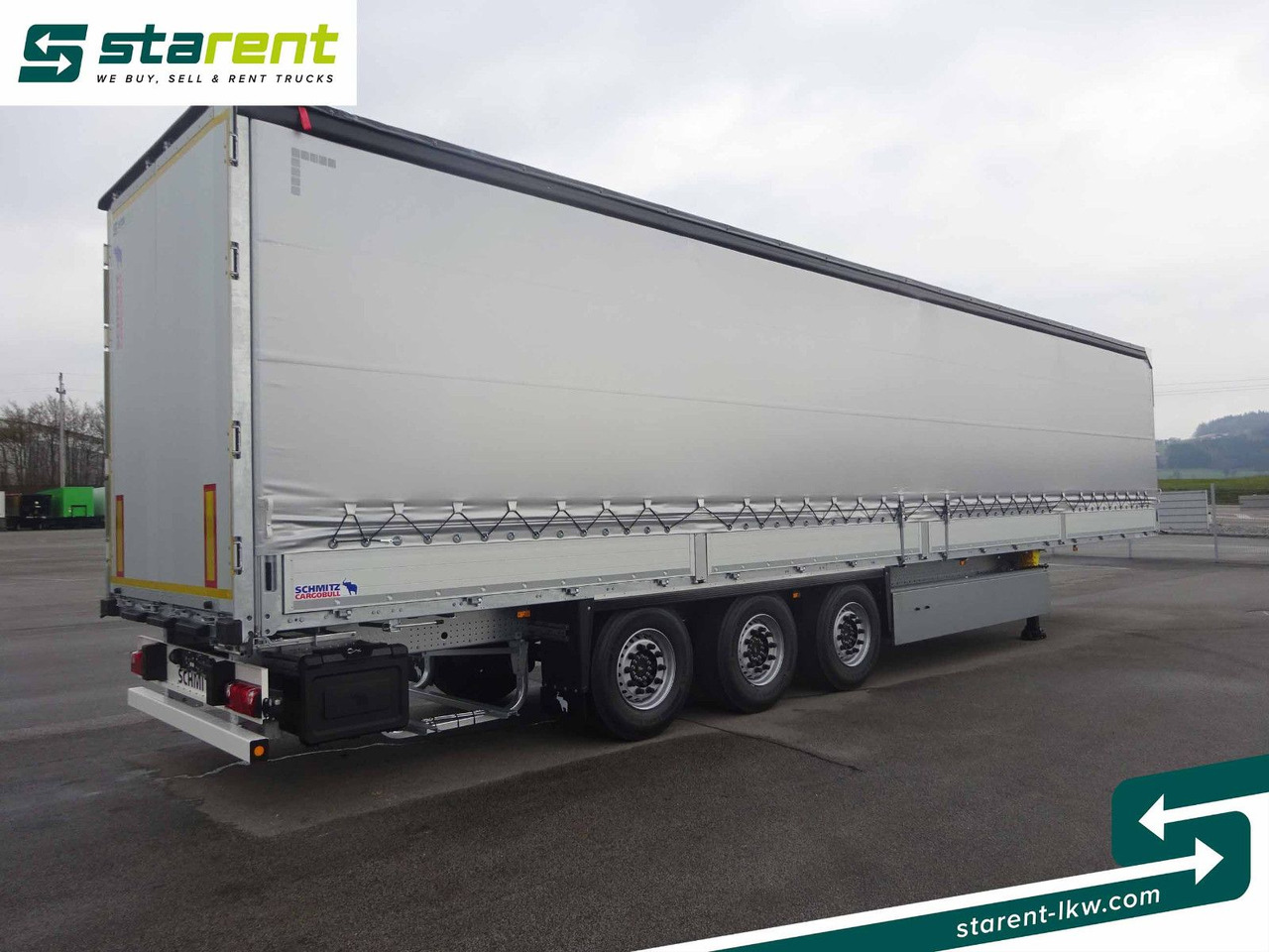 Schmitz Cargobull Tautliner, Bordwand 60cm, Hubdach, Liftachse - Curtainsider semi-trailer: picture 5 Schmitz Cargobull Tautliner, Bordwand 60cm, Hubdach, Liftachse - Curtainsider semi-trailer: picture 5