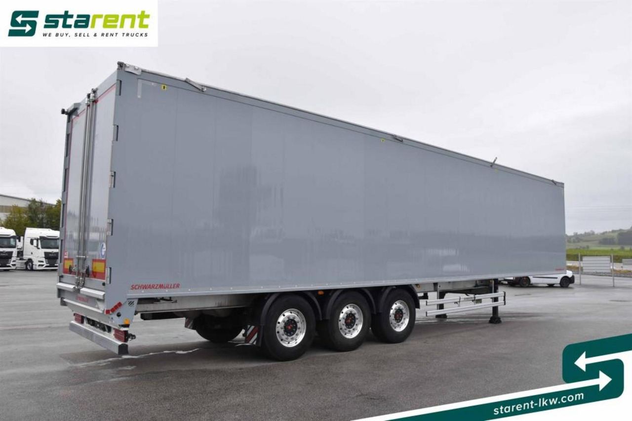 Schwarzmüller Schubbodenauflieger 10mm elektrisches Verdeck 91m³ - Walking floor semi-trailer: picture 5 Schwarzmüller Schubbodenauflieger 10mm elektrisches Verdeck 91m³ - Walking floor semi-trailer: picture 5